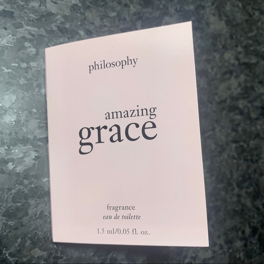 3/$12🌹 Philosophy Amazing Grace sampIe
